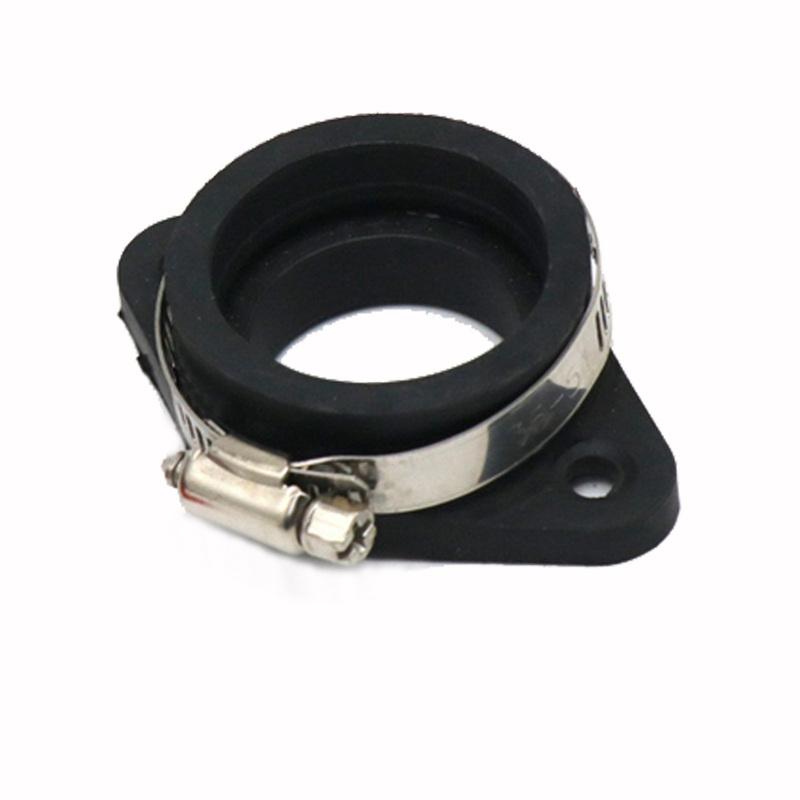 Motorcycle Pit Dirt Bike Carburetor Adapter Inlet Intake Pipe Rubber Fit for KEIHIN MIKUNI KOSO PE PWK 21-34mm Air Intake