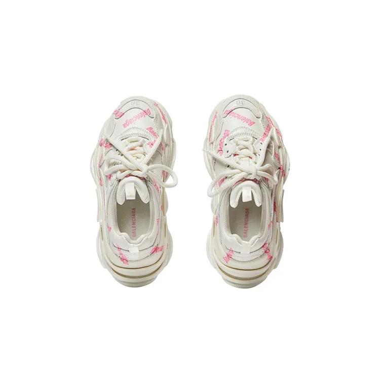 Balenciaga Kids Triple S Logo-print Sneakers (Unisex) Kids' Casual Shoes 654251W2FAB9050