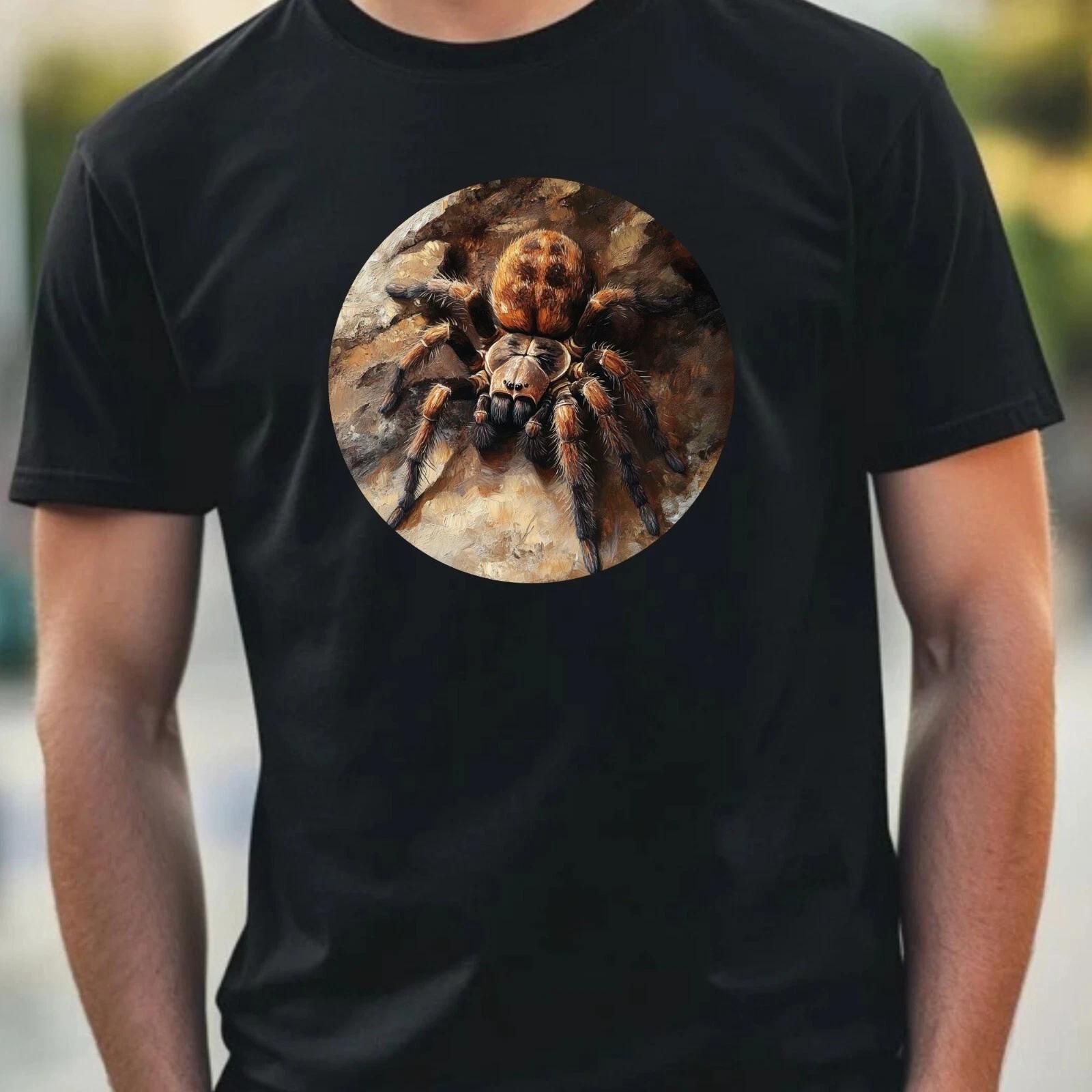 T-Shirt Herren Tarantel Portrait Motiv Baumwolle Größe XS bis 5XL XXXXL