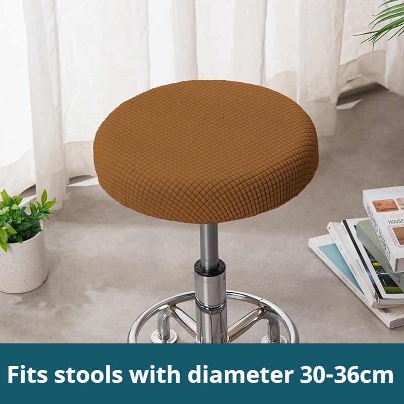 Round Stool Bar Stool Cover Beauty Salon Lift Chair Round Stool Cover Round Cover Chair Table Cushion Round Protective Cover