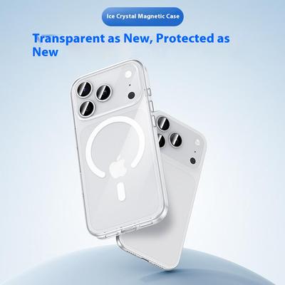 BENKS For iPhone 17 Pro Magnetic Case TPU PC Clear Phone Cover Compatible with MagSafe