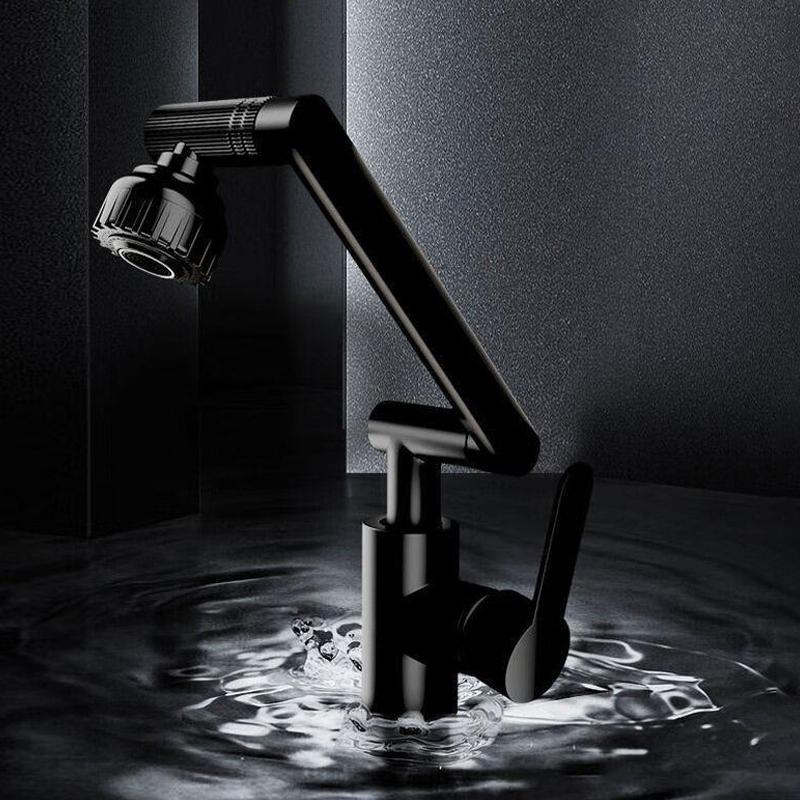 Universal Dual-Mode Rotating Faucet Mechanical Arm Wash Basin Kitchen Bathroom Hot And Cold Household Basin Wash Basin Wash Up