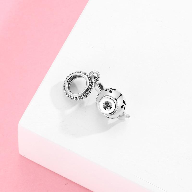 Breloques Perles Accessoires en Argent Sterling 925 pour Ustensiles de Cuisine S'adapte aux Bracelets DIY Originaux Bijoux