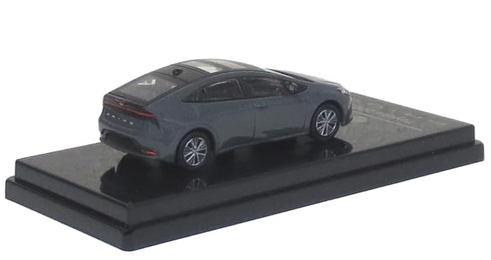 PARAGON 1/64 scale Toyota Prius 2023 Guardian Gray RHD (Compatible with Toyota vehicles)