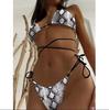 1011 European and American metal buckle bikini swimsuit bikini spot women's swimming