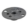 Backing Pad 100mm 4Inch Diameter with M10 Thread and Lock Nut for Use with Fibre Discs on For Angle Grinder and Polisher