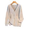 Damen Lockerer Strickcardigan Übergröße (Brust 150/160) - Passt für 200-350 Jin, Stil #8307