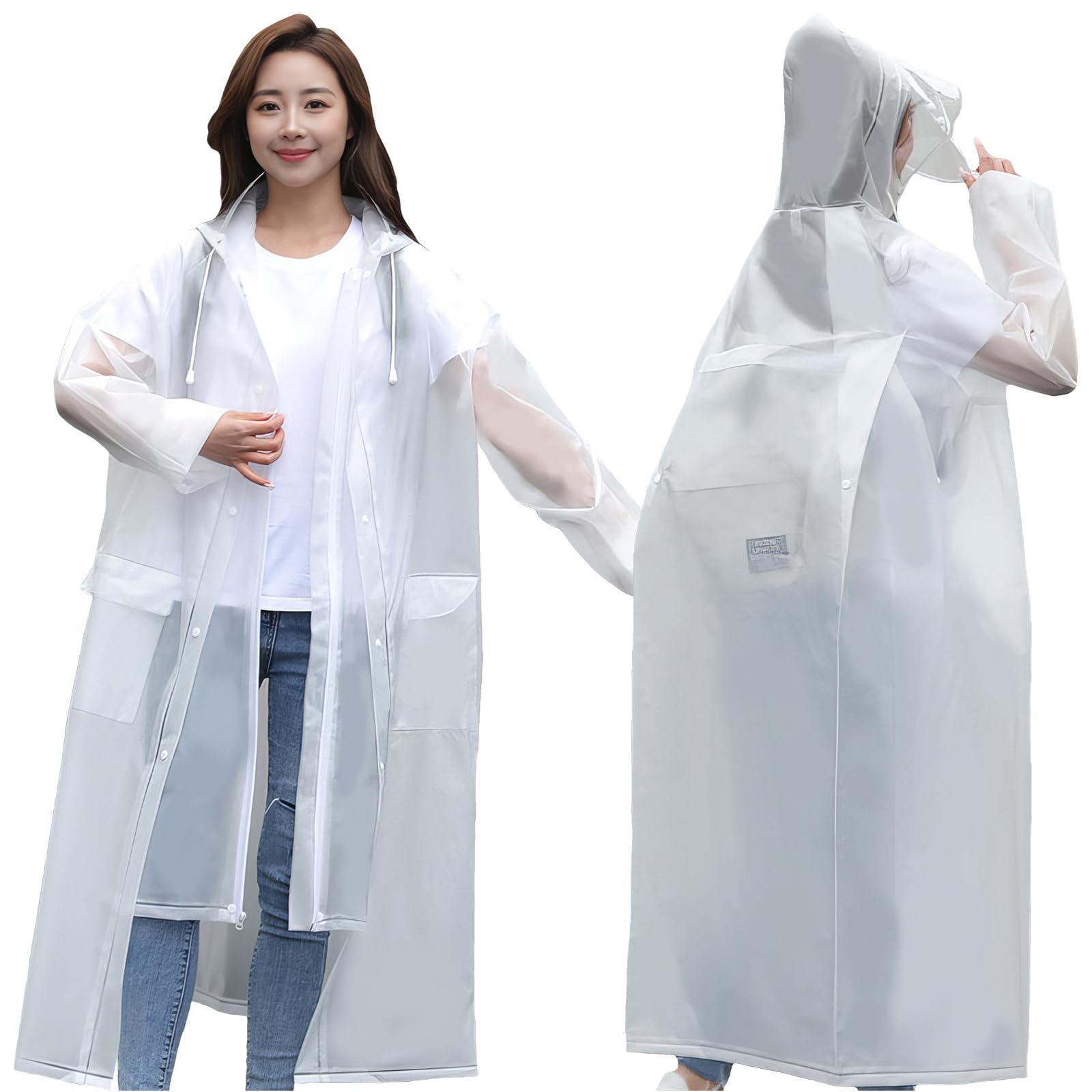 

Один для велосипедов и мотоциклов длинный рюкзак двойной светоотражающий для и активного отдыха [Every Roughs] [Подходящие мотоциклы] Дождевик, дождевая одежда, белый