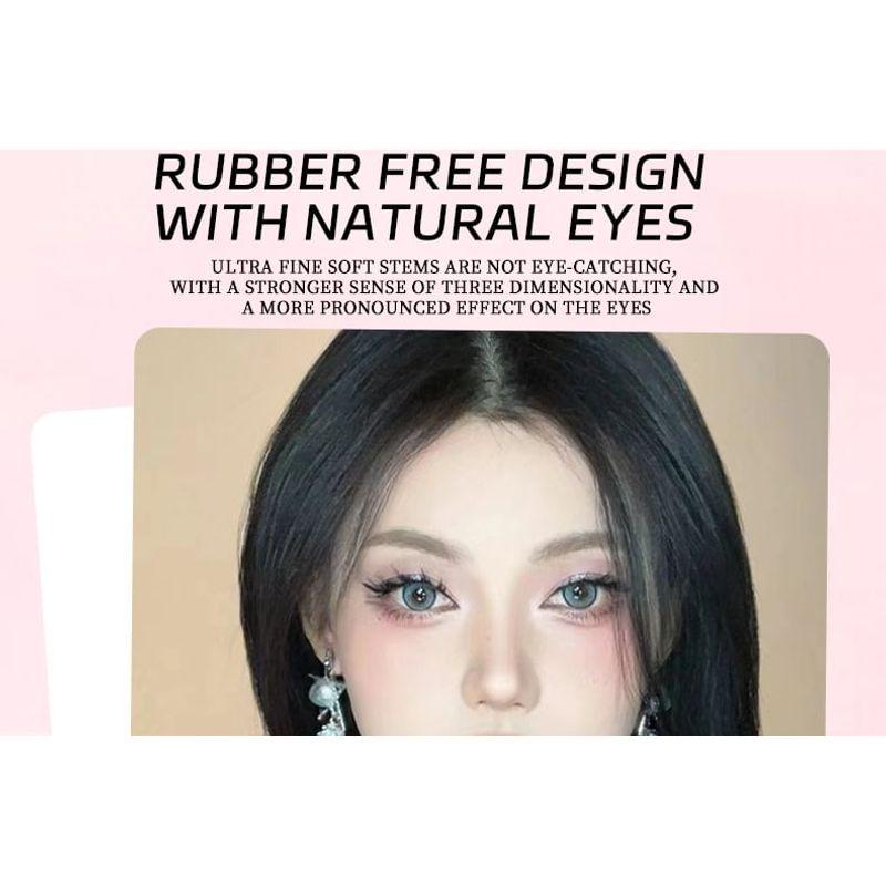 Lactacia - Natural Fox Eye Cluster False Eyelashes