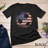 Soccer Ball Cool American Flag Pattern US USA Football Fan Unisex T-shirt