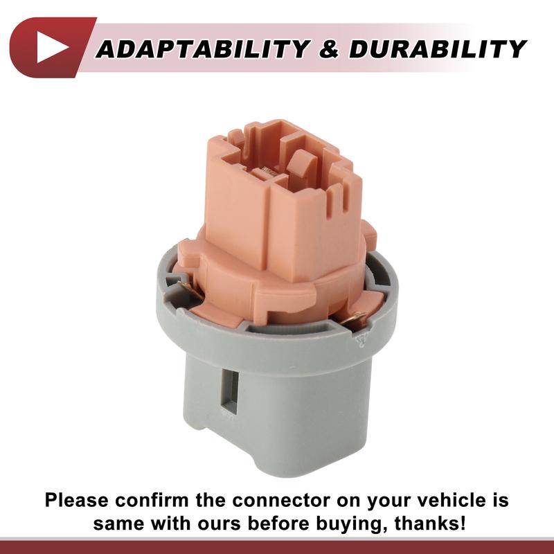 X Autohaux 1 Pc Tail Light Socket for Toyota 4Runner 03-09 No.9007560018 Lamp Bulb Connector 6 Pin
