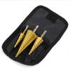 4-32mm/4-12mm/4-20mm Hss Step Drill Bit, Straight Groove Drill Titanium Coated Metal Driller, Drilling Tools Set