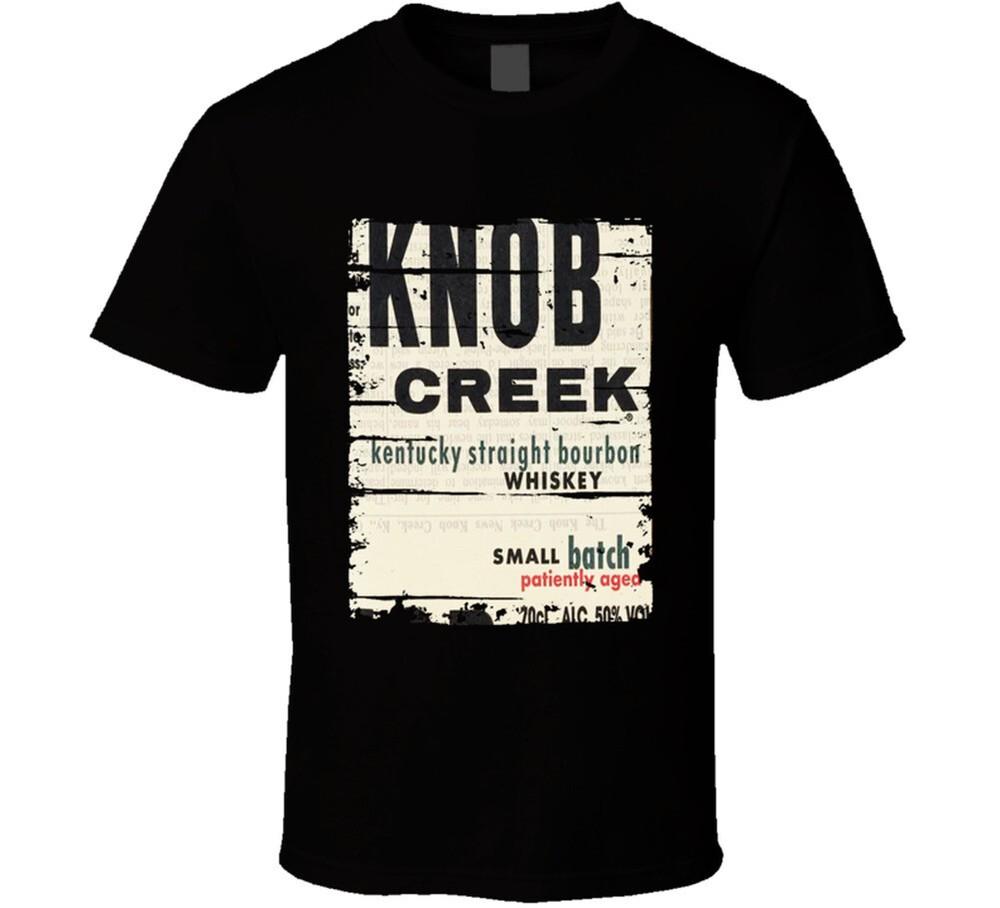 Knob Creek Bourbon  Alcohol Drinking Gift Distressed Look  Unisex T-Shirt L