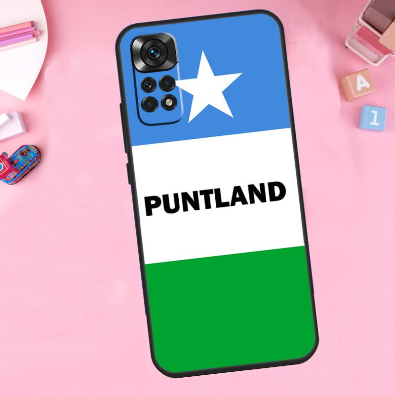 Puntland State Somali Flag For Xiaomi Redmi Note 13 10 12 11 14 15 Pro Plus Phone Case For Redmi 15 13C 12C 14C 10C 15C