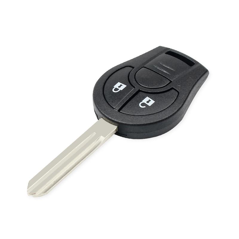 KEYYOU Remote Key Shell For Nissan Sylphy Cube Juke Rogue Micra Qashqai Altima Maxima Sentra Versa 2/3/4 Buttons Uncut Key
