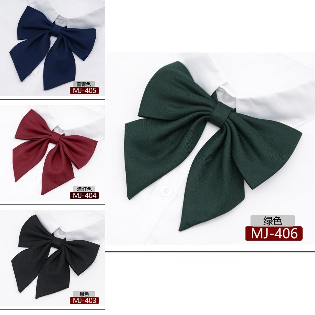 Adult Women School Uniform Bow Tie With Breathable Cotton For Office And Casual Wear