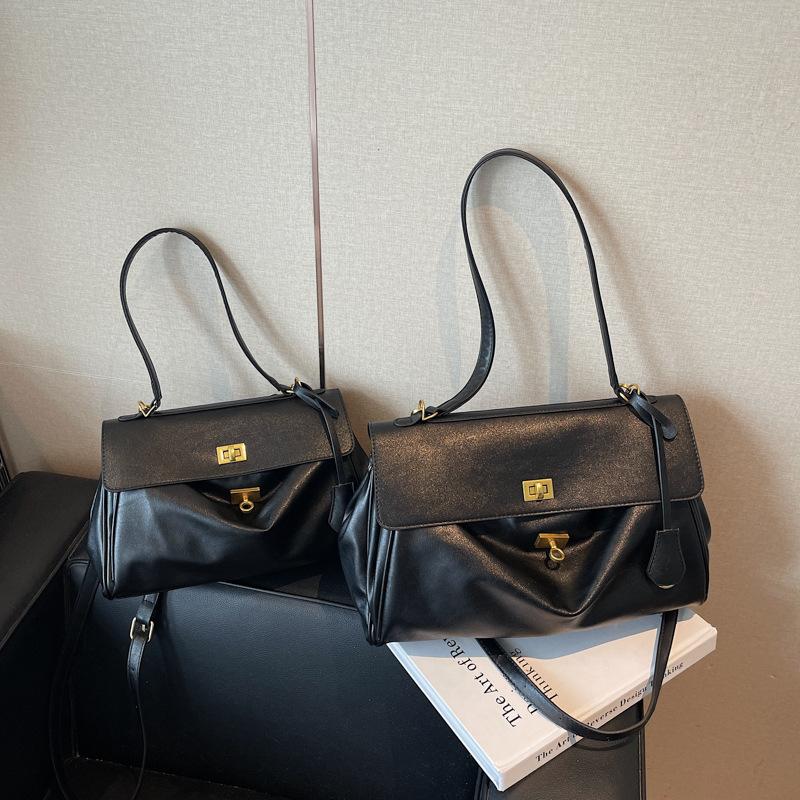 New Fashionable Commuter Tote Bag, High-end Shoulder Messenger Bag, Women's Large-capacity Versatile Handbag