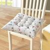Winter Thickened Cotton Linen Square Seat Cushion