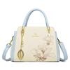 Version of Fashion Trend National Style Embroidery Middle-aged Ladies Single Shoulder Crossbody Bag Elegant Temperament Handbag Casually