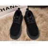 Snow boots fleece thickened warm couple shoes autumn and winter outdoor suede thick sole heightening men's cotton shoes