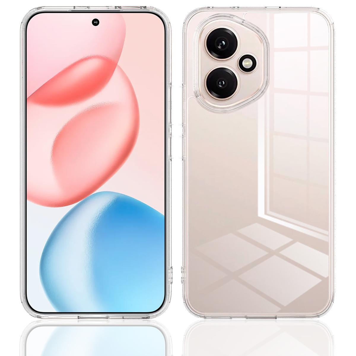 

Для Honor 400 5G (Глобальный) Прозрачный чехол для телефона ТПУ+Акрил Противоударная задняя крышка для телефона Clear