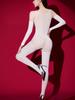 Fashion Sexy Women'S Jumpsuit Front Breast Bandage To Crotch Open Oil Shiny Smooth Tights Hollow Out Woman Shaping Leotard
