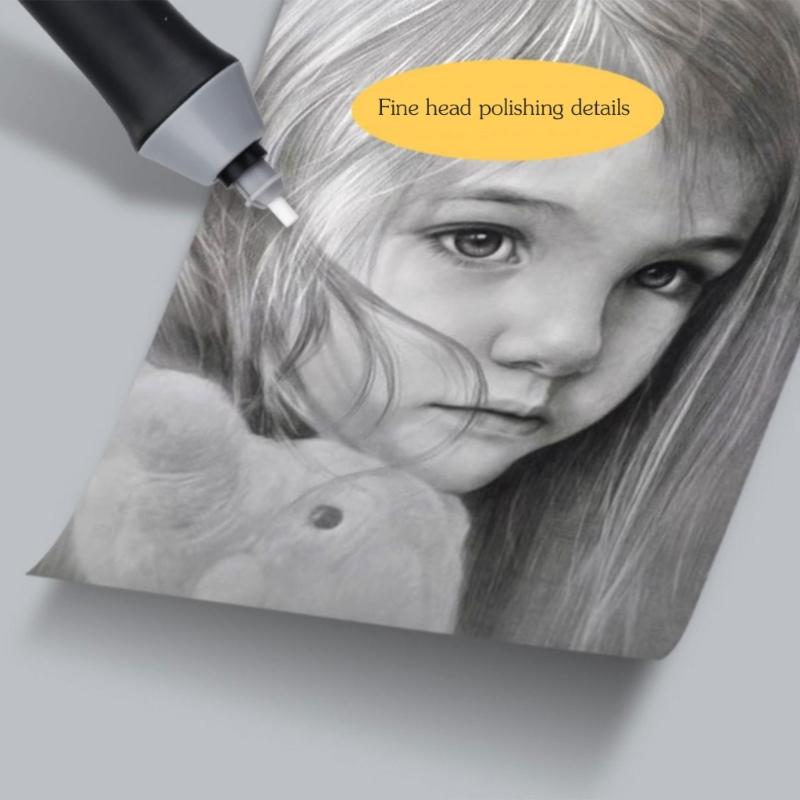 Electric Pencil Eraser with Refills Electric Eraser Kits for Drawing Painting Sketching Drafting School Supplies