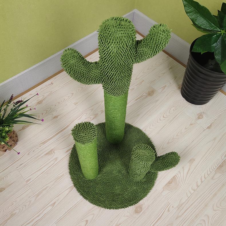 Cactus Cat Tree with Sisal Scratching Post and Toys