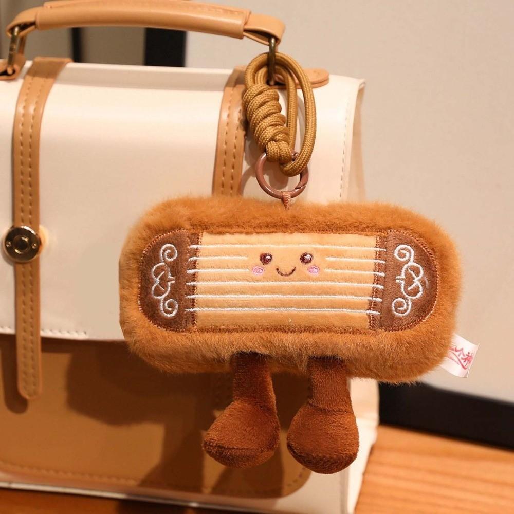 Simulated Chinese Zither Doll Pendant Kawaii Guzheng Plush Pendant Kids Gifts