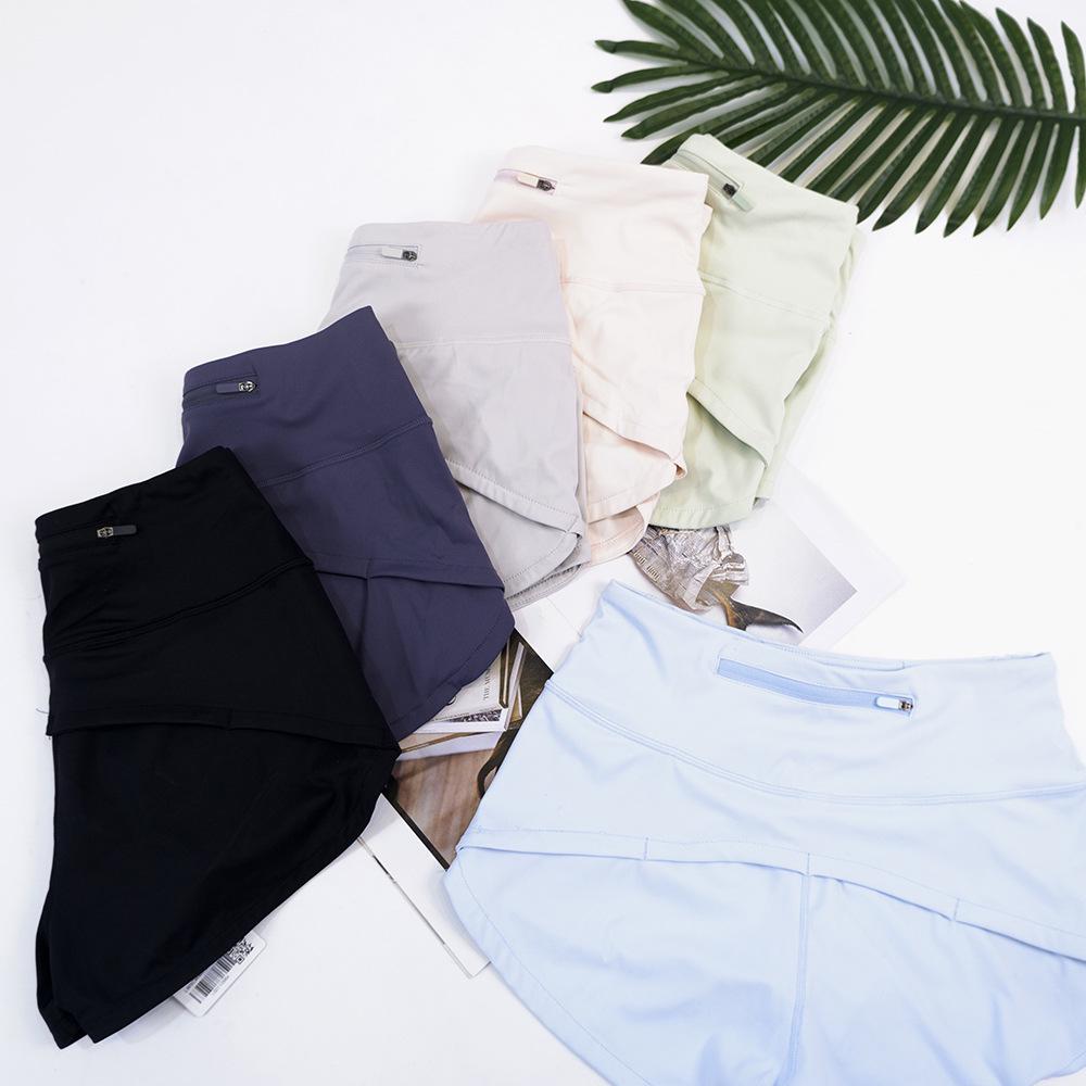 Kadın Yüksek Belli İpeksi Nefes Alabilen Yaz Yoga Şortu - Bol Geniş Paça 2,5 İnç Tasarım