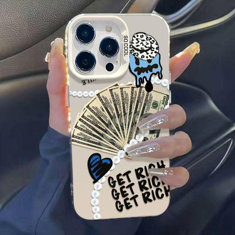

Silver Shell Phone Case for Apple 17/16/15Pro, 14ProMax, 13/12/11/X iPhone XR