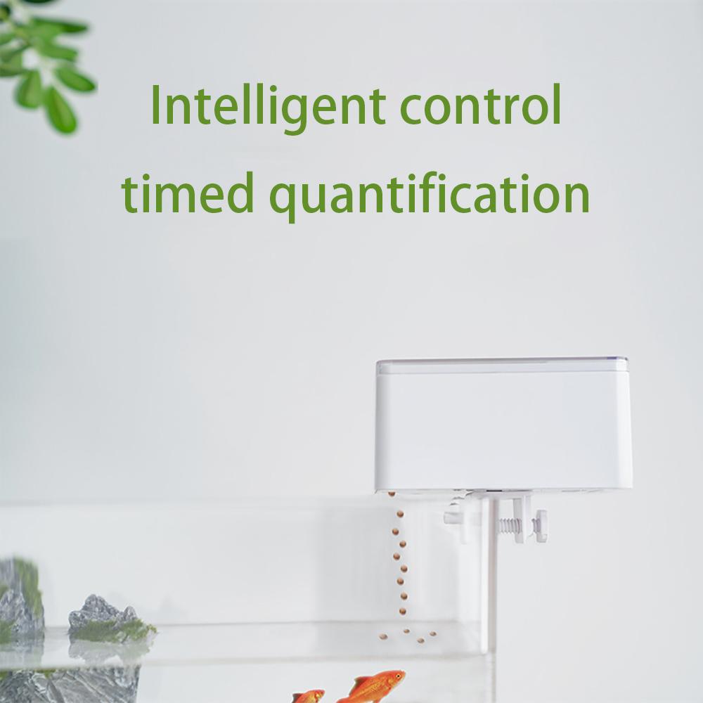 Kleiner Fisch Automatischer Futterautomat Smart Futterautomat Timing Quantitativ Aquarium Zubehör Guppy Futterspender Für Zierfische