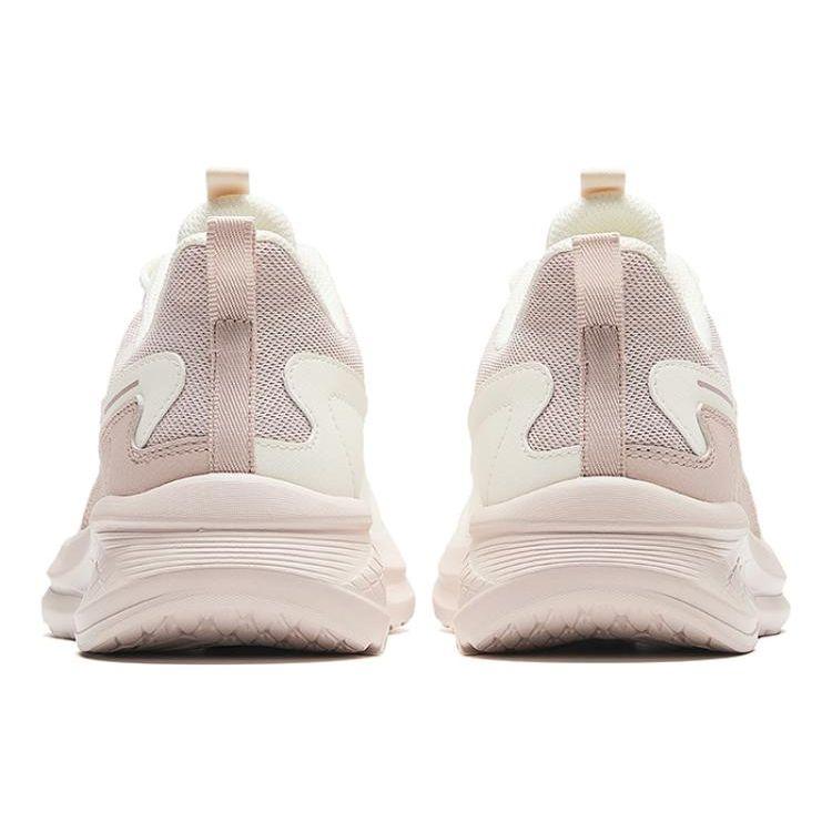 Anta Comfortable Sports Non-Slip Wear-Resistant Low-Top Running Shoes Women sneaker Ivory-White Lotus-Gray 922345579-7