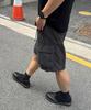 INTEMPOMOOD Tactical Banding Cargo Shorts_Charcoal