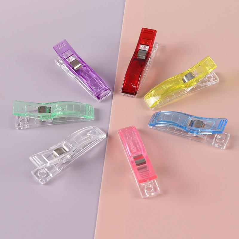 Clip per Bordi Acriliche per Cucito Fai-da-Te, Patchwork, Planner e Sigillatura Snack