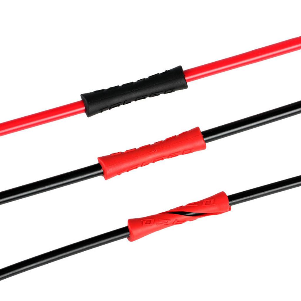 10Pcs Bike Cable Protections Mountain Bike Brake Shifter Cable Hydraulic Brake Housing Protector Rubber Cable Sleeve Set