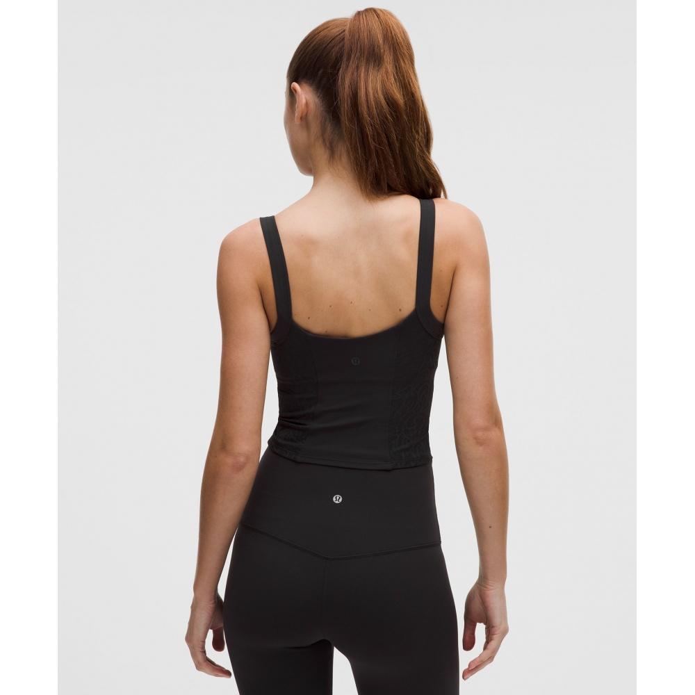 Lululemon Align  LaCe Panel Tank Top  Light Support  B C Cup BlaCk