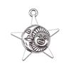 Sun And Moon Face Charms Multi Color Alloy Pendants For Celestial Themed Jewelry