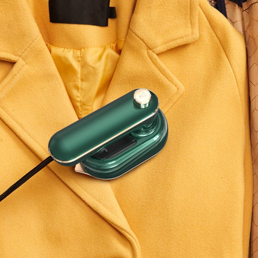 

Швидконагрівна праска Портативна праска з плоскою підошвою Міні парова праска для подорожей EU Plug