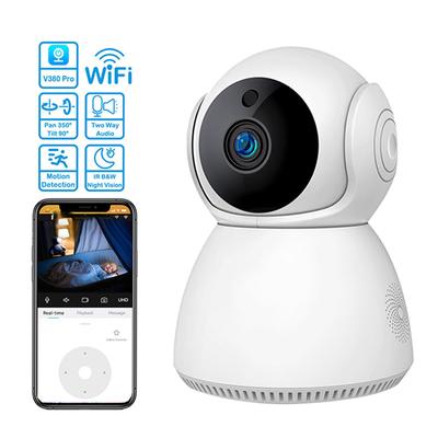 WiFi Überwachungskamera, Hochauflösende Kabellose IP PTZ Kamera, Nachtsicht, Zwei-Wege-Audio, Bewegungserkennung, Sicherheitsüberwachung