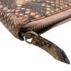 Gucci 443123 Zip Around GG Marmont Python Purse Pink Python Women Used