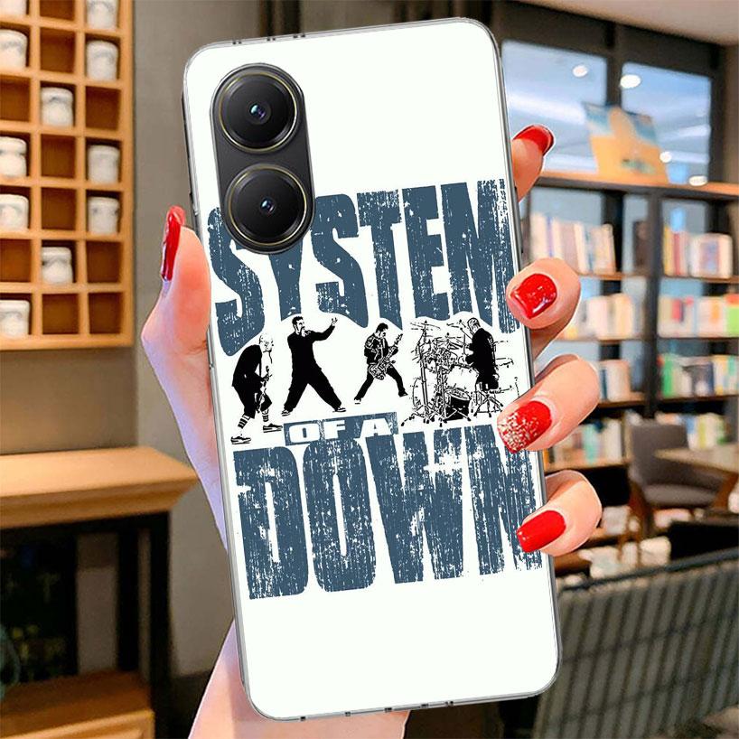 System Of A Down Phone Case For Xiaomi Poco F7 Ultra X7 X6 X5 Pro M7 Redmi 15C 15 13C 13 12C 12 10C 10 9A 9C 9T 9 Shell Poco F7