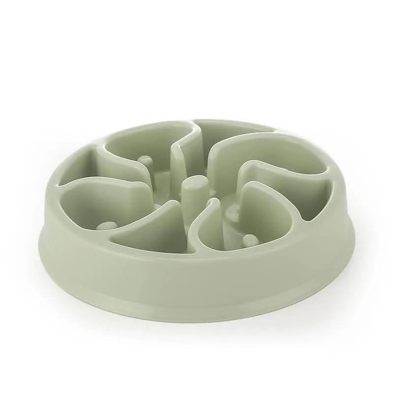 Pet Slow Feeder Dog Bowl Fun Non Slip Anti-Gulping Slower Food Feeding Dishes Eco Dog Bowl for Small Medium Large Dogs Puppy