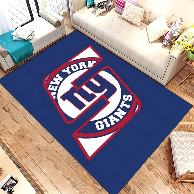 New York Giants (28) Rug Suitable For Living Rooms Bedrooms Computer Rooms Dining Areas And Placement Under Tables And Chairs Also An Ideal Choice For