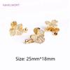 Trendy 18K Gold Plated Round Pearl Clasps Fastener For Bracelet Necklace Making Fittings,DIY Jewellery Making Supplies Wholesale