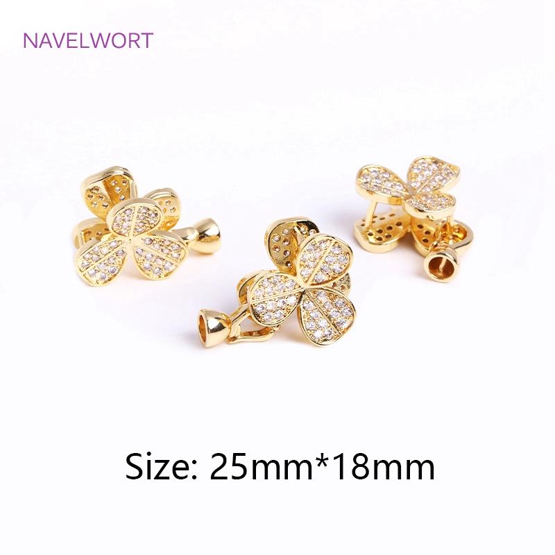 Trendy 18K Gold Plated Round Pearl Clasps Fastener For Bracelet Necklace Making Fittings,DIY Jewellery Making Supplies Wholesale
