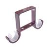 Ceiling Mount Curtain Bracket Double Rod Aluminum Alloy for Up to 0.69" Rod