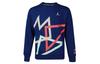 Sweatshirts Men's Shen Royal Blue Crew Neck Moderate Regular CZ5468-455
