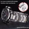 Casio G-SHOCK MTG-B3000 Paslanmaz Çelik Saat Kordonları Erkek Saat Kordonu Yenileme Saat Aksesuarları Hızlı Sökme Siyah