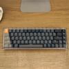 Geekria Keyboard Cover Case Compatible Keychron K6 Compact 68 Keys Wireless Mechanical Keyboard Clear Acrylic Cover Protective Cover 65%